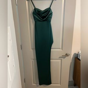 Windsor Emerald Green gown worn once size small